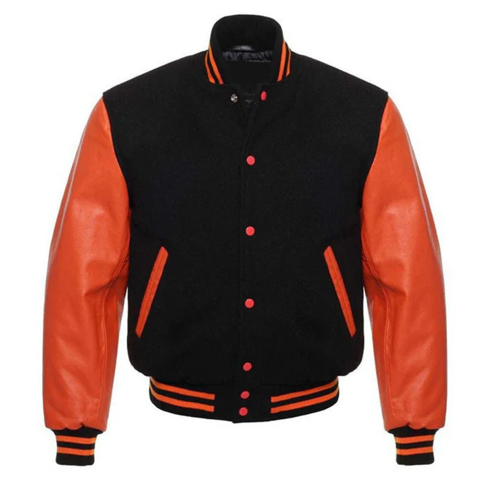 Men's Leather Varsity Jacket