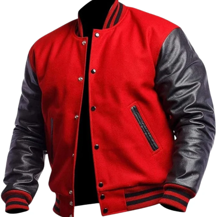 Men's Leather Varsity Jacket